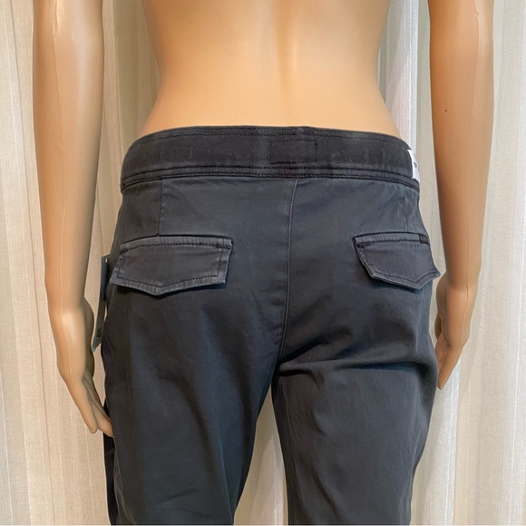 NWT Hudson Runaway Flight Pants Black Drawstring Waist 8 Pockets Size 25 - Picture 13 of 16